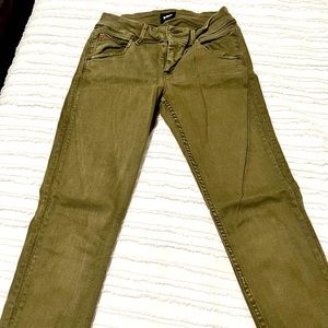 Hudson Collin Olive green jeans size 26